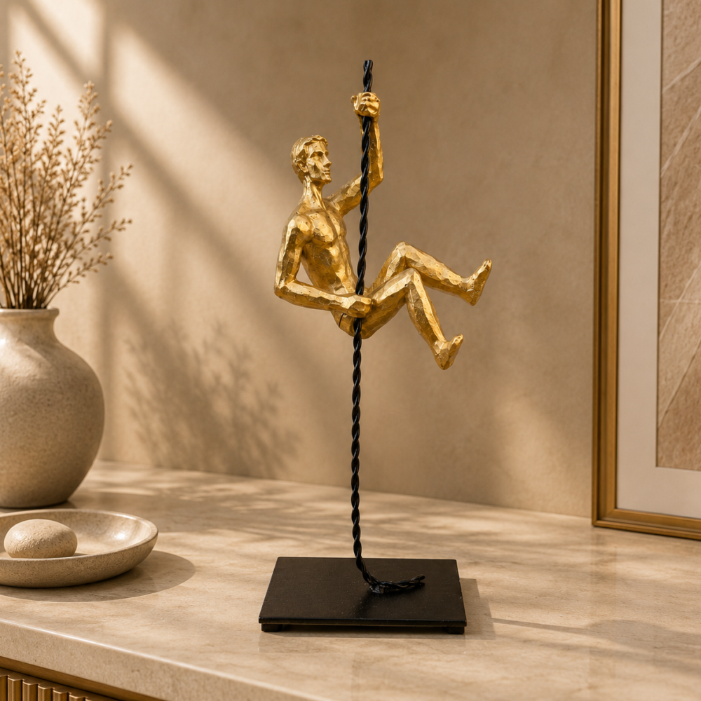 Climbing Man Sculpture