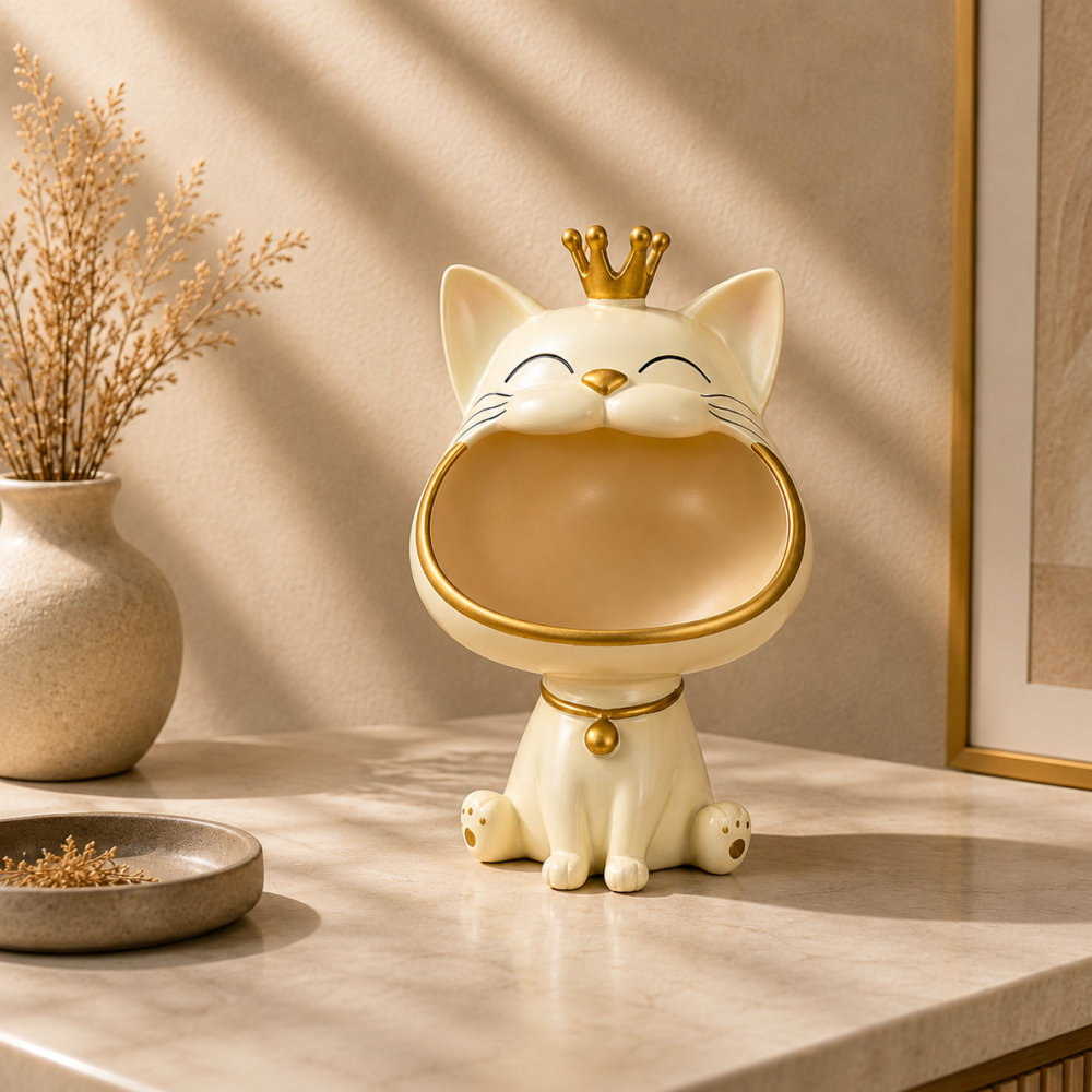 Crown Cat Decor